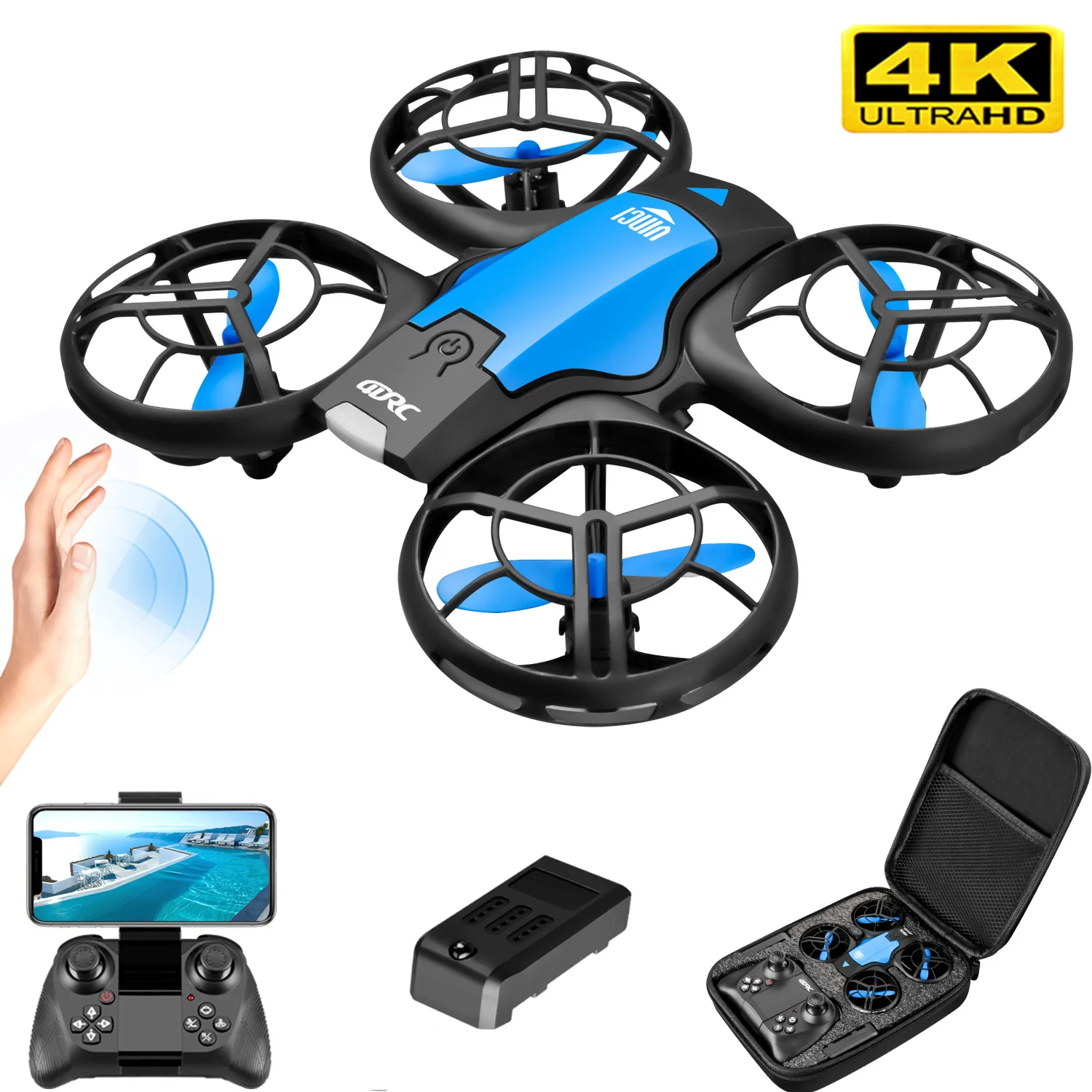 Drone Camera 4K - V8 Drone Mini Baru 4K Profesional