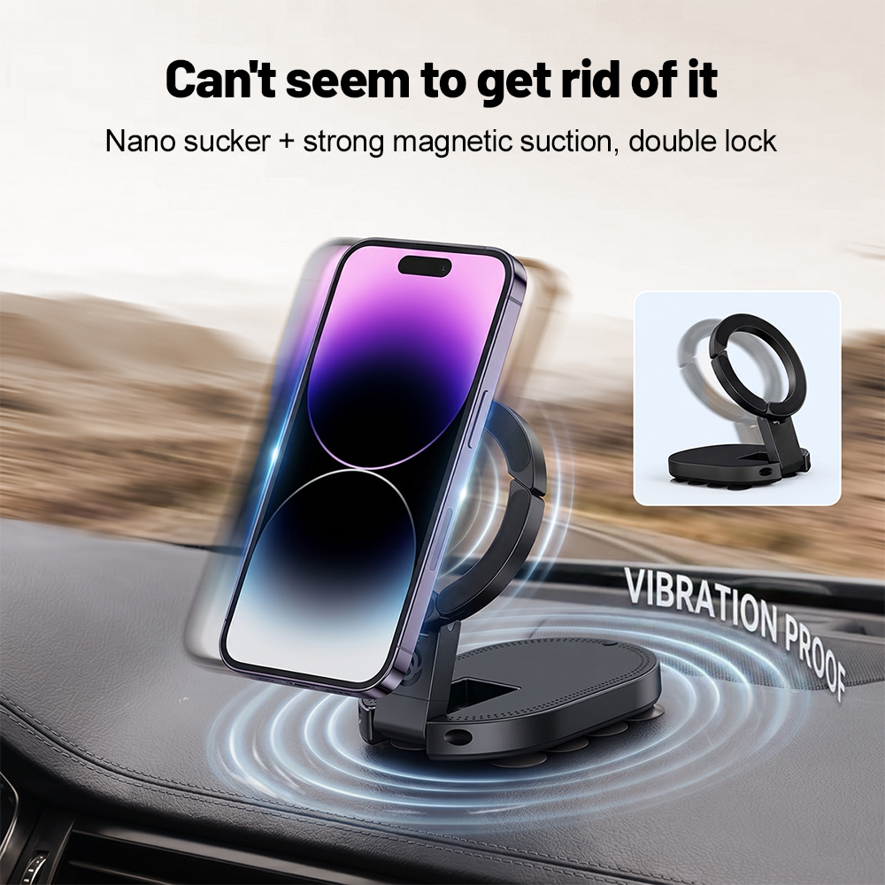 Drone Camera Stabilized - 360 ° Penyangga Ponsel Magnetik 3-in-1
