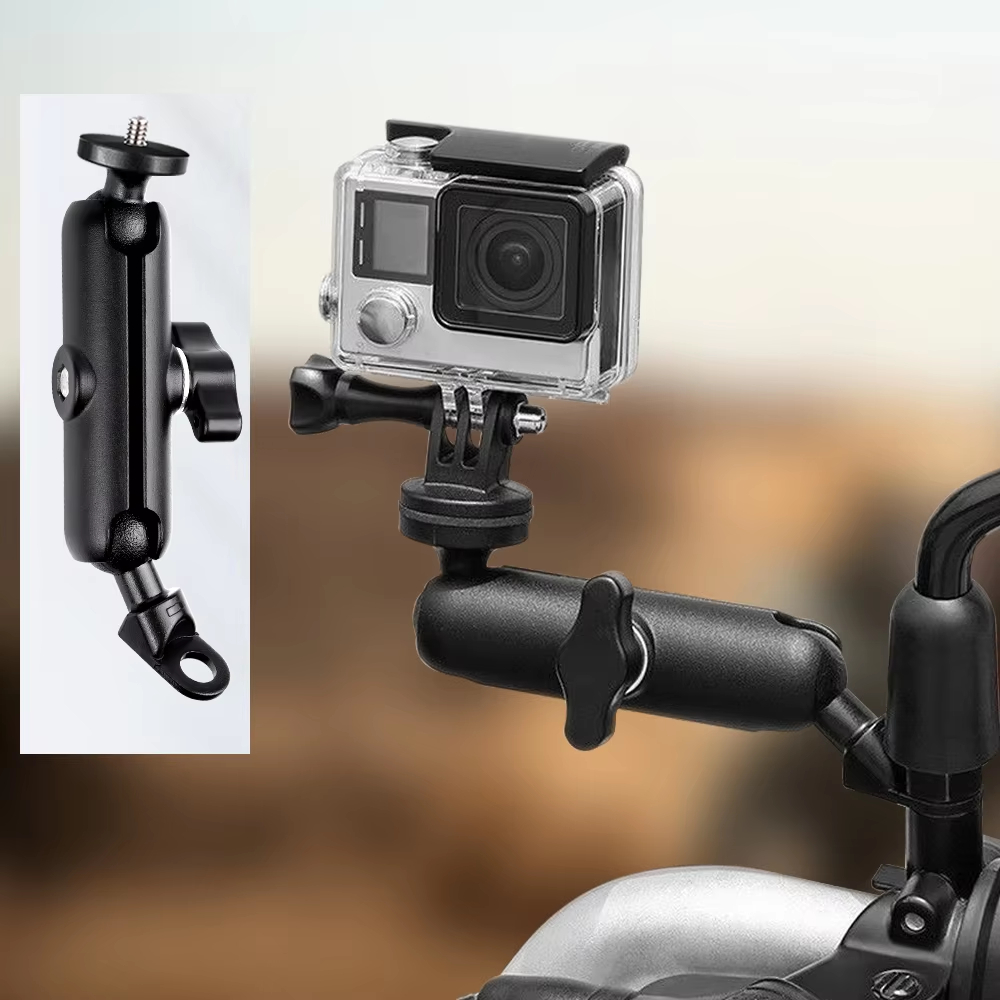 Drone Camera Action - Dudukan Stang Motor Aluminium Untuk GoPro