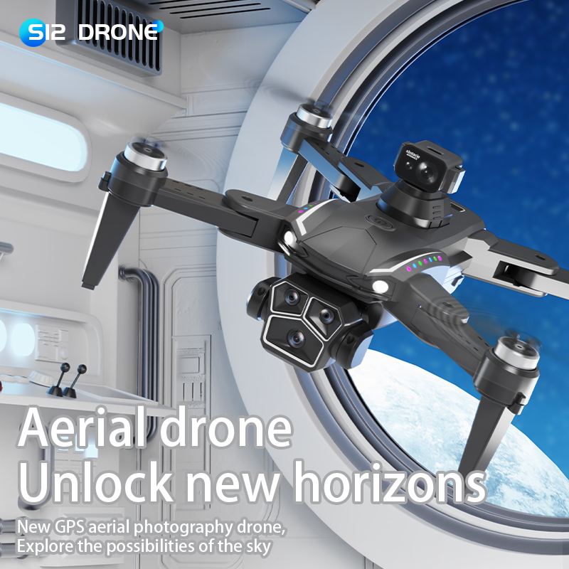 Drone S12 asli, kamera HD prof - Drone Camera Professional ulasan dan harga